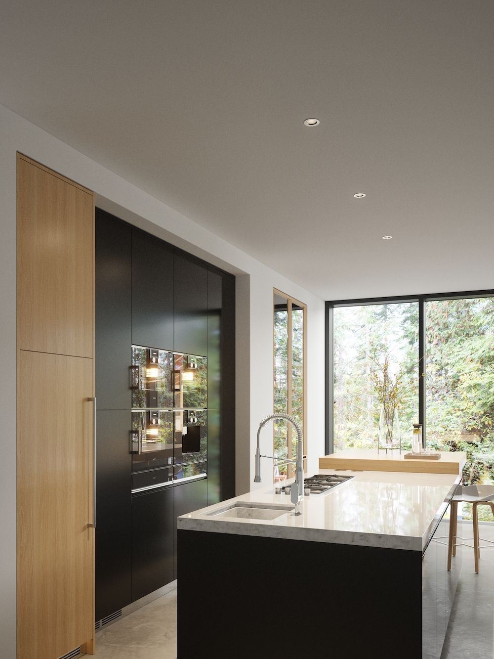 Tiaki w kolorze niklu – eleganckie oczko sufitowe