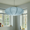 Wiszący niebieski lampion papierowy Villo 60