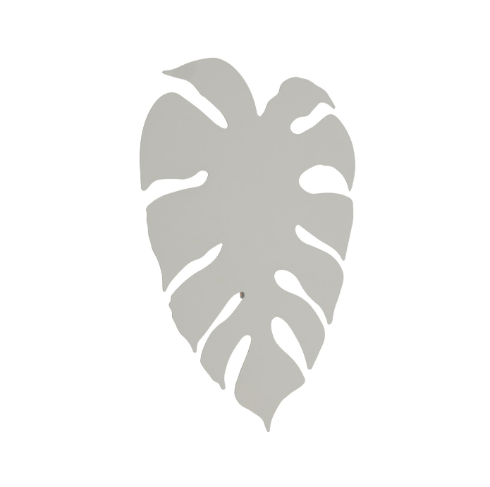 Beżowy kinkiet Monstera o dekoracyjnym charakterze