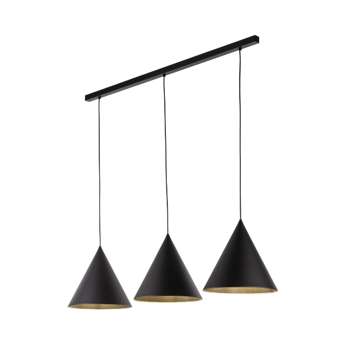 Wisząca lampa sufitowa Cono TK 120 cm na 3 żarówki do oświetlenia wyspy kuchennej