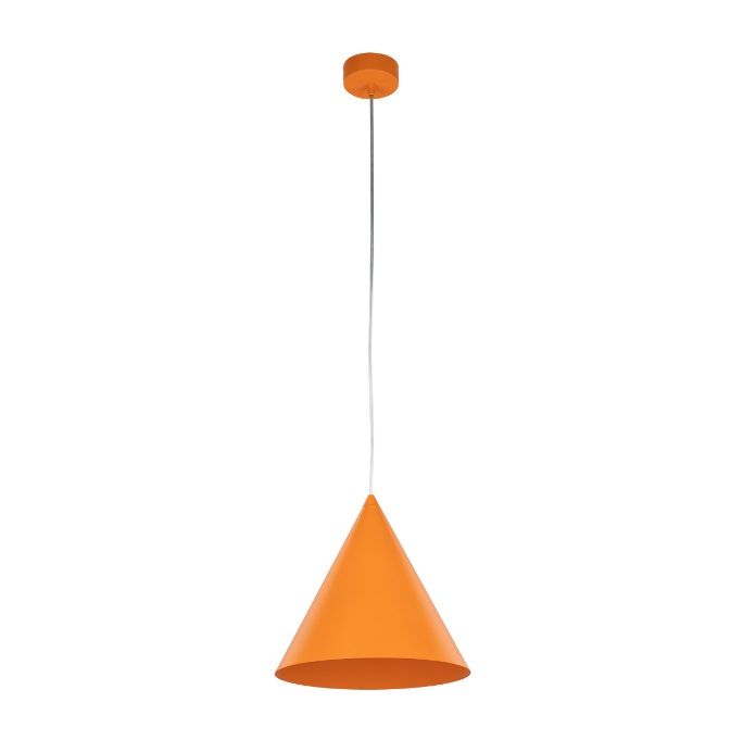 Pomarańczowa lampa wisząca Cono TK w intensywnym odcieniu orange