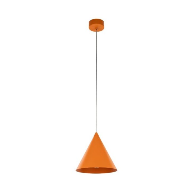 Pomarańczowa, nowoczesna lampa wisząca Cono MINI TK