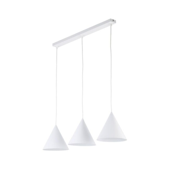 Potrójna wisząca lampa Cono TK – idealna nad wyspę kuchenną lub stół