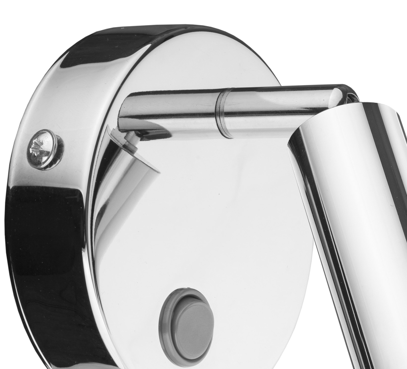 Srebrny kinkiet Enzo TK z regulowaną, obrotową tubą