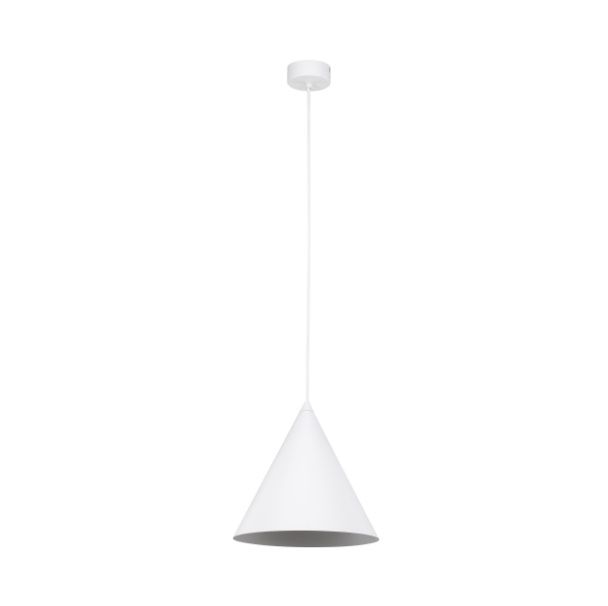 Nowoczesna wisząca lampa Cono TK w eleganckim, smukłym kształcie stożka