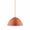 Jasnoczerwona retro wisząca lampa Faro Brick