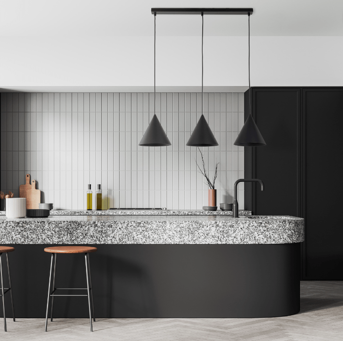 3-punktowe lampy wiszące - potrójne