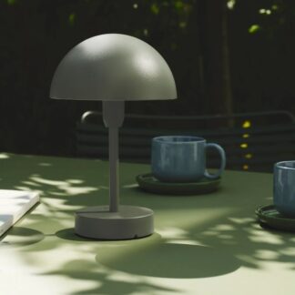 Mała przenośna lampka Ellen To-Go z wbudowanym akumulatorem w kolorze zielonym