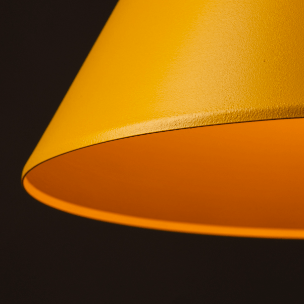 Wisząca lampa Cono Large TK w odcieniu jasnej żółci