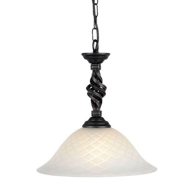 Antyczna wisząca lampa Pembroke w dworkowym stylu