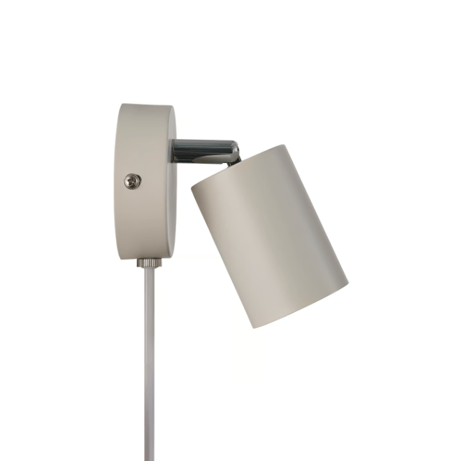 Beżowy kinkiet Explore o minimalistycznym wzornictwie