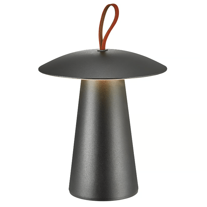 Czarna lampa stołowa Ara 2 To-Go od Nordlux – nowoczesny, ulepszony model