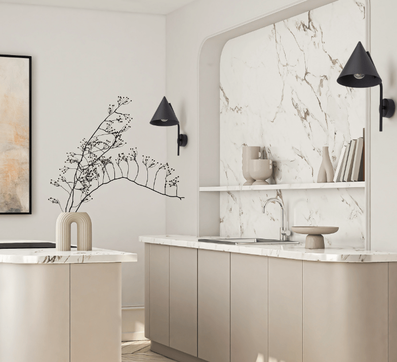 Czarny kinkiet Cono TK o stożkowym kształcie w duńskim stylu