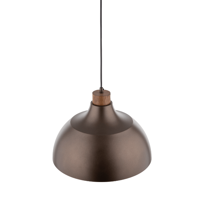 Elegancka, brązowa lampa wisząca Cap TK o subtelnym designie