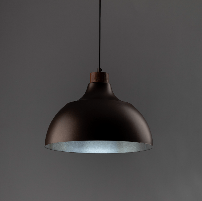 Elegancka, brązowa lampa wisząca Cap TK o subtelnym designie