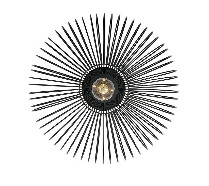 Lampa sufitowa Beroni z drucianym kloszem w formie kinkietu