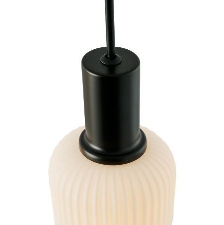 Lampa wisząca Milford Mini - Nordlux - ryflowany klosz