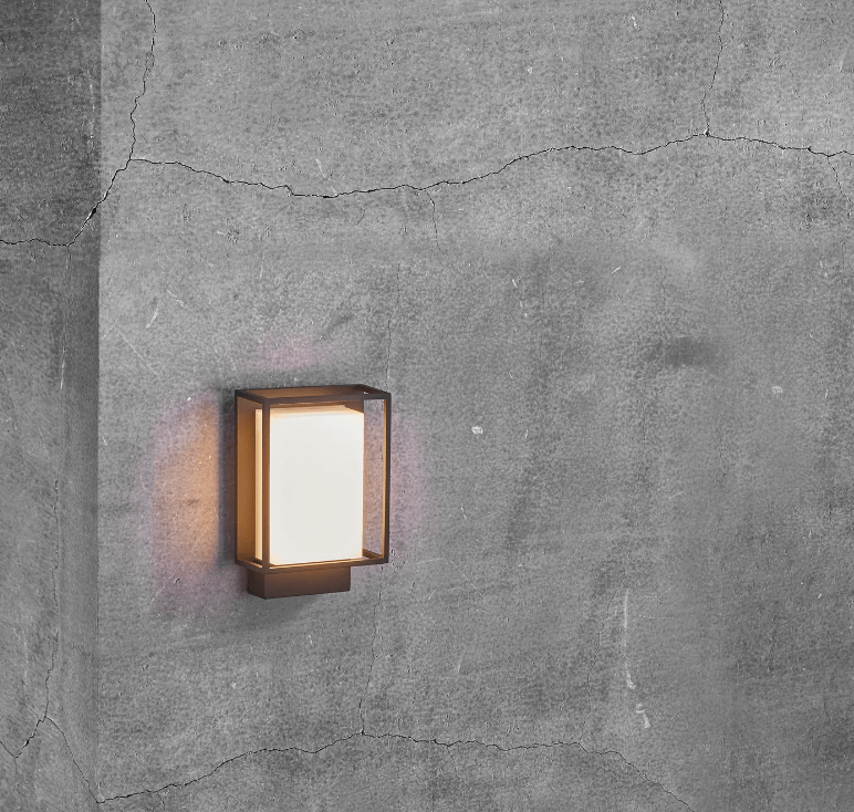 Nowoczesny zewnętrzny kinkiet LED Nestor z aluminium o klasie ochrony IP44