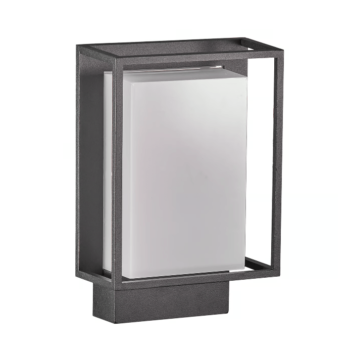 Nowoczesny zewnętrzny kinkiet LED Nestor z aluminium o klasie ochrony IP44