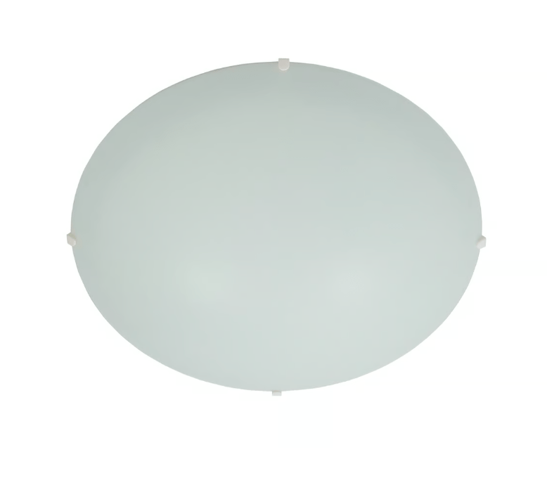 Plafon Standard o średnicy 38 cm marki Nordlux z białym szklanym kloszem