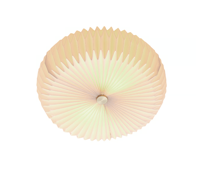 Plisowany papierowy kinkiet Belloy 40