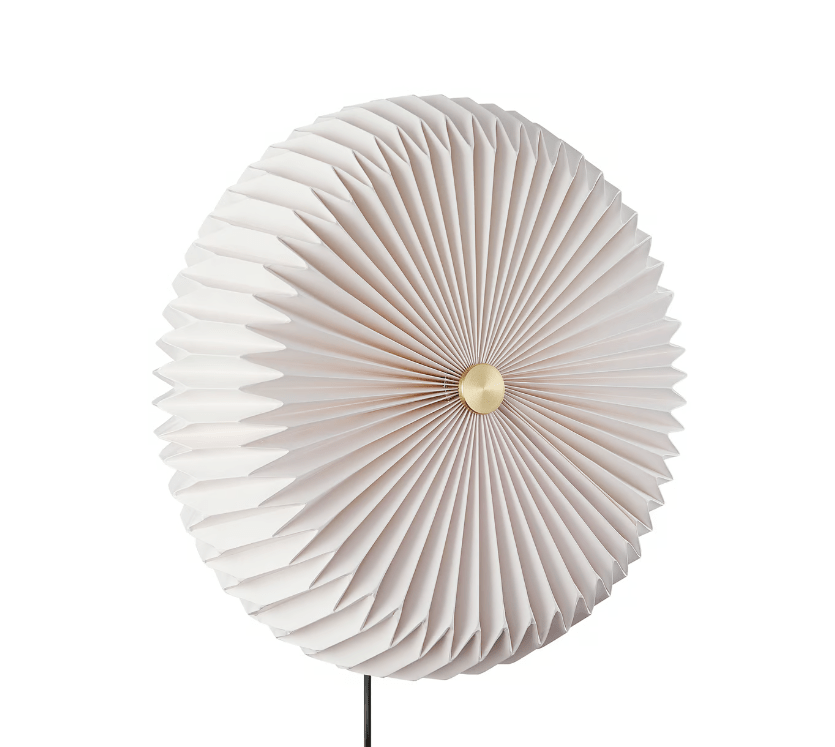 Plisowany papierowy kinkiet Belloy 40