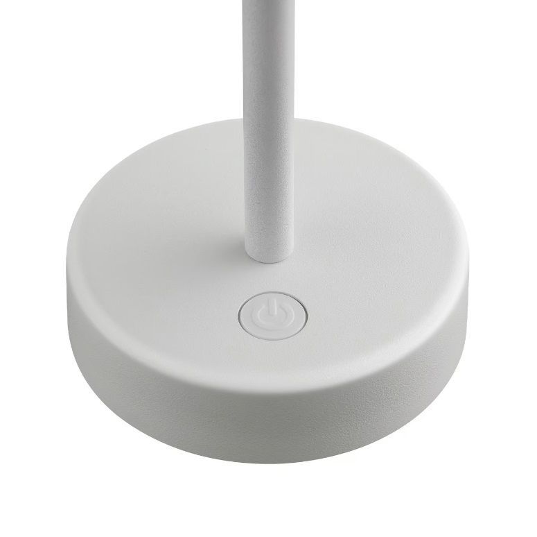 Przenośna, biała lampa stołowa Ellen To-Go MINI na baterie