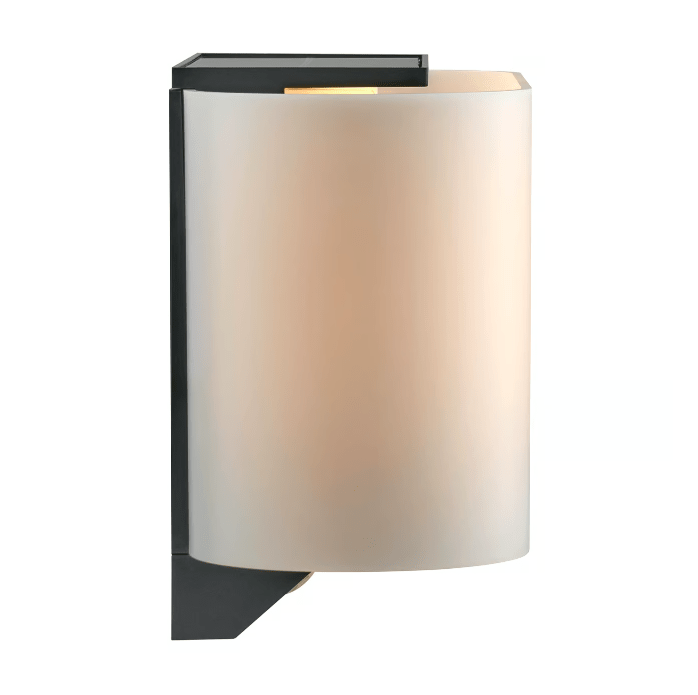 Stylowy kinkiet solarny Piola z czujnikiem ruchu i klasą ochrony IP44