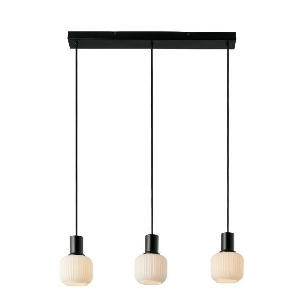 Wisząca lampa Milford Mini 3 na listwie od Nordlux