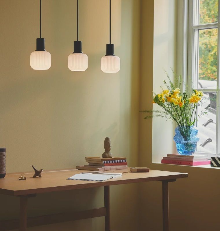 Wisząca lampa Milford Mini 3 na listwie od Nordlux