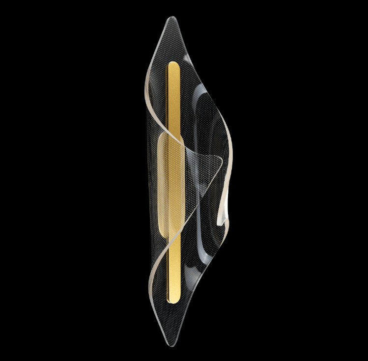 lumigo zloty kinkiet velo dekoracyjny led o eleganckim wygladzie 3