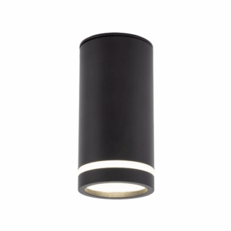 Wąska czarna tuba Jet Downlight TK wykonana z aluminium