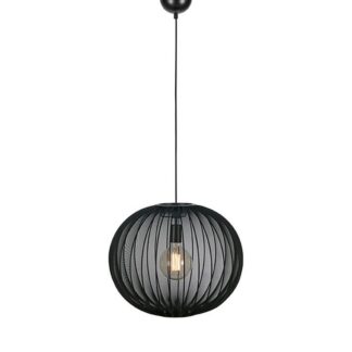 Czarny siatkowy żyrandol Florence 50 do sypialni