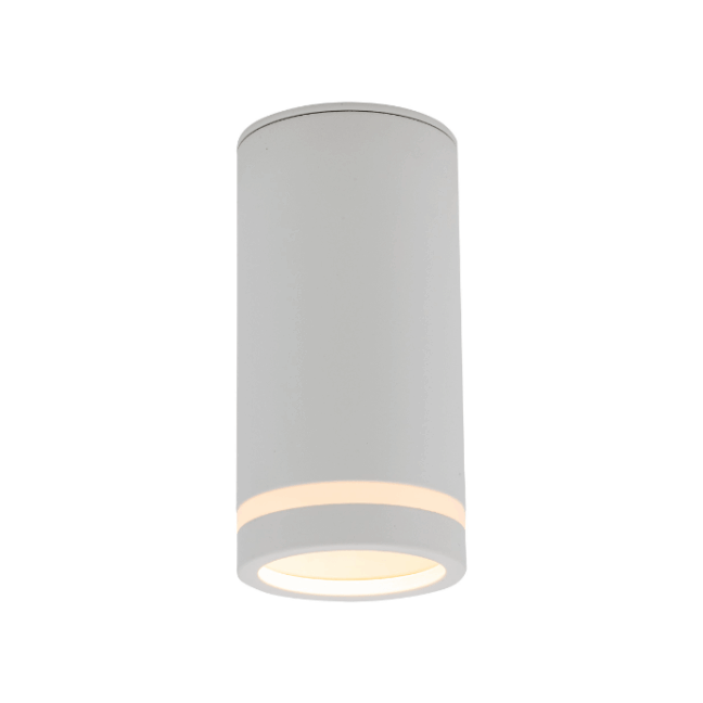 Wąski biały reflektor Jet Downlight TK wykonany z aluminium