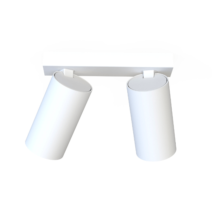 Obrotowy, podwójny reflektor sufitowy Mono II