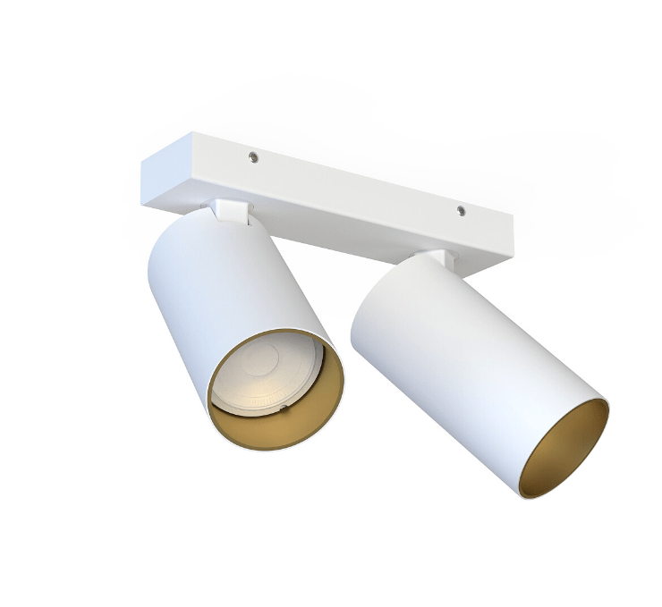 Obrotowy, podwójny reflektor sufitowy Mono II