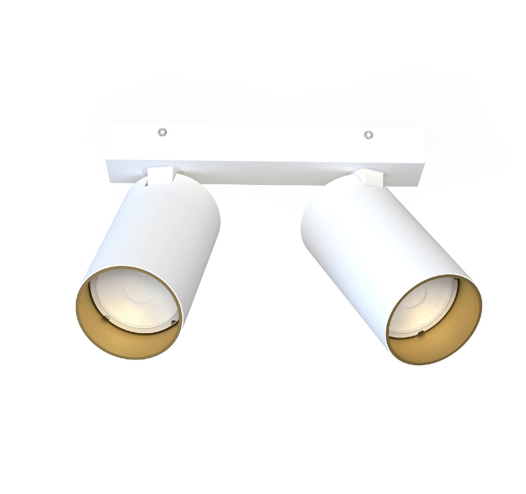 Obrotowy, podwójny reflektor sufitowy Mono II