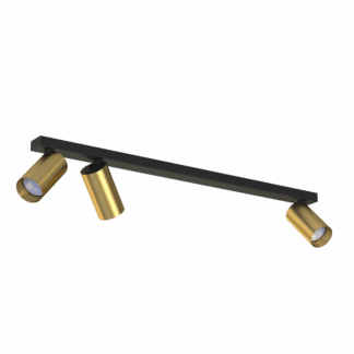 Ruchome reflektory wykonane z mosiądzu na szynie Mono III