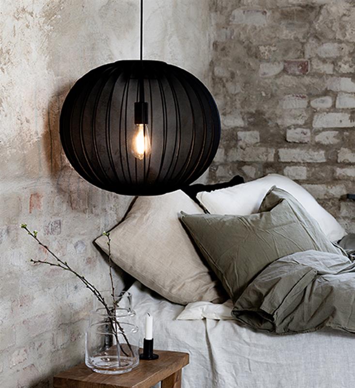 Czarny siatkowy żyrandol Florence 50 do sypialni