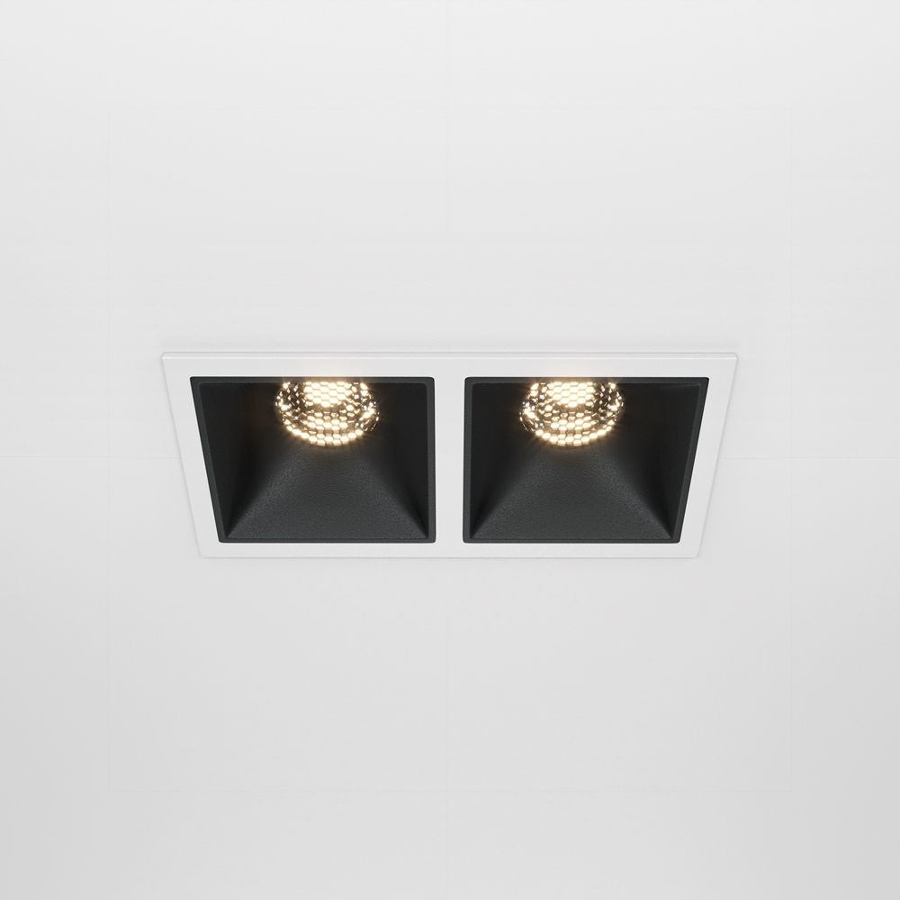 Downlight Alfa LED 20W IP20 Maytoni w kolorze biało-czarnym