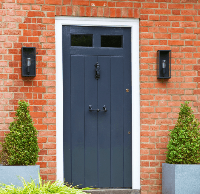 Szklany kinkiet zewnętrzny Messina Astro IP44 w czarnej teksturze w stylu loft