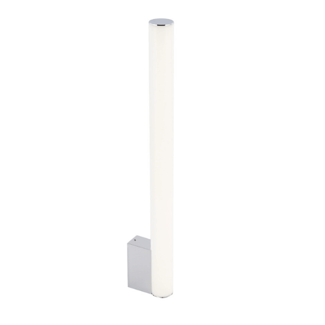 Srebrna lampa ścienna w kształcie tuby do lustra Ice Tube LED