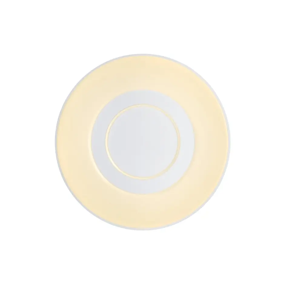 Nowoczesny, biały, płaski plafon Halyna LED do przedpokoju i kuchni