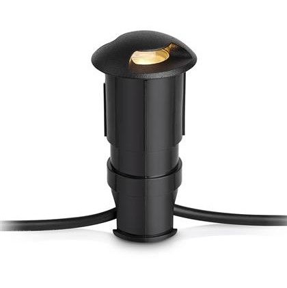 OUTLET Czarny spot podłogowy LED Garden 24