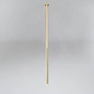 Lampa podtynkowa Alha T Dohar, mosiężna, sufitowa, tubus, LED, minimalistyczna, do salonu, kuchni, korytarza.