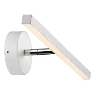 Biały kinkiet Nordlux IP S13 LED, IP44