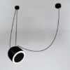 Elegancka czarna lampa wisząca Dobo
