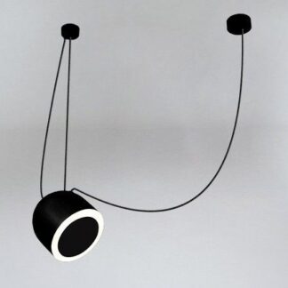 Elegancka czarna lampa wisząca Dobo