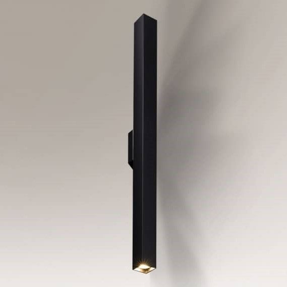 Nowoczesny czarny kinkiet Doha