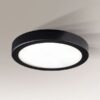 Nowoczesny czarny plafon LED Ito